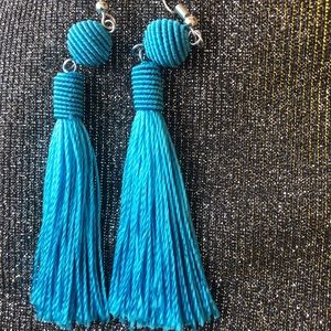 5/25 💕Tiffany Blue Tassel Earrings